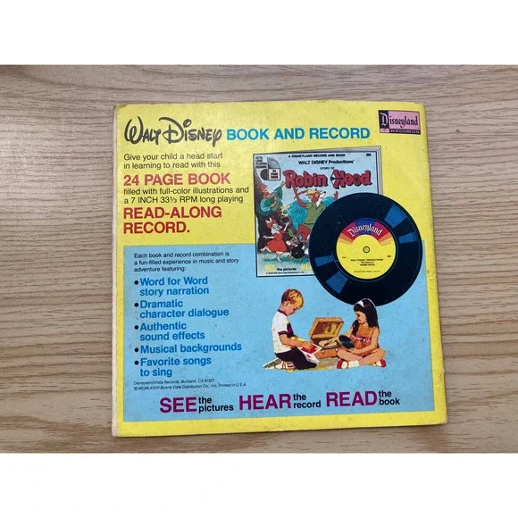 Vintage Disneyland Original Little Long Record Pete's Dragon - Picture 6 of 9